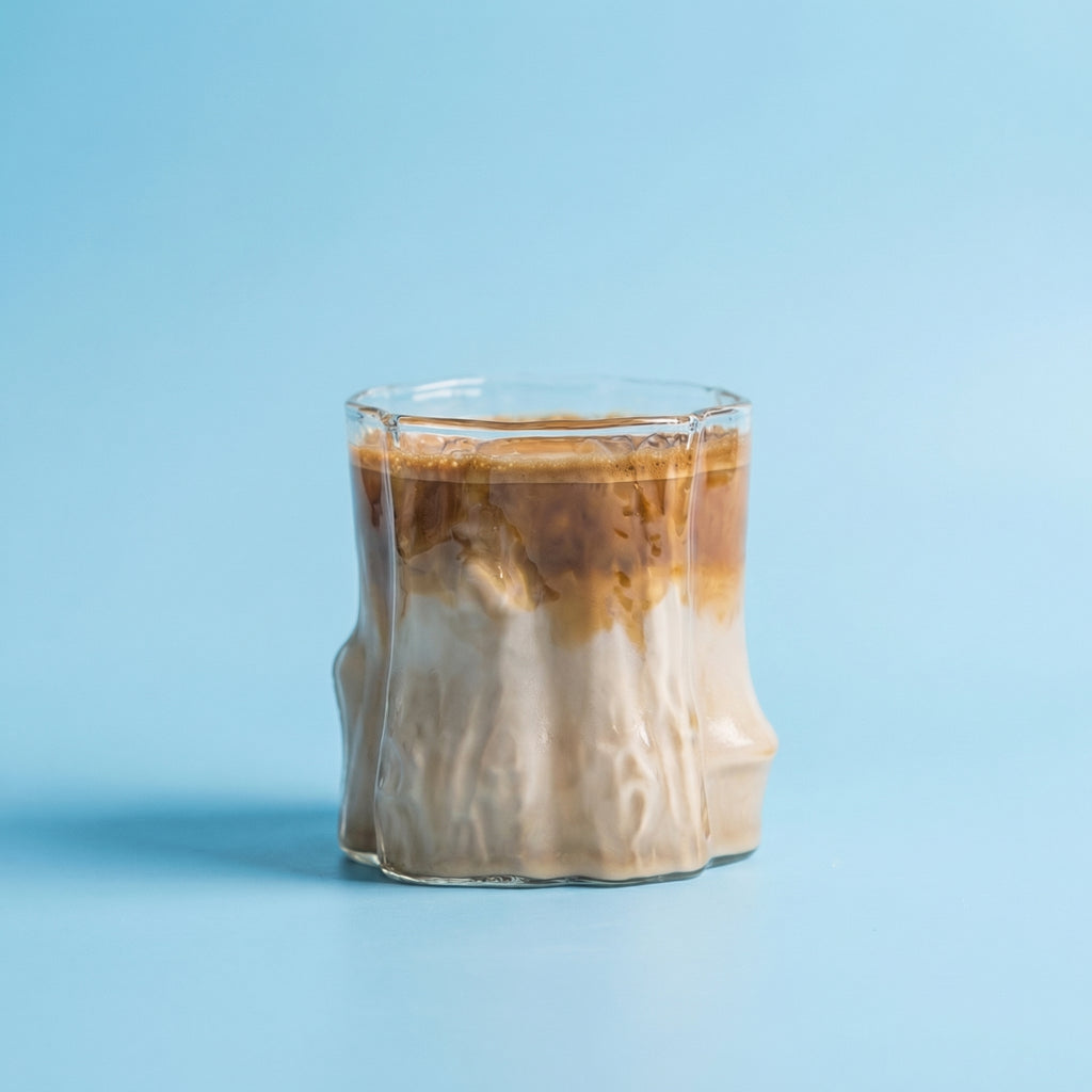 Nordic Handmade Textured Glass Cup