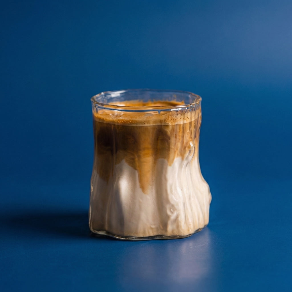 Nordic Handmade Textured Glass Cup